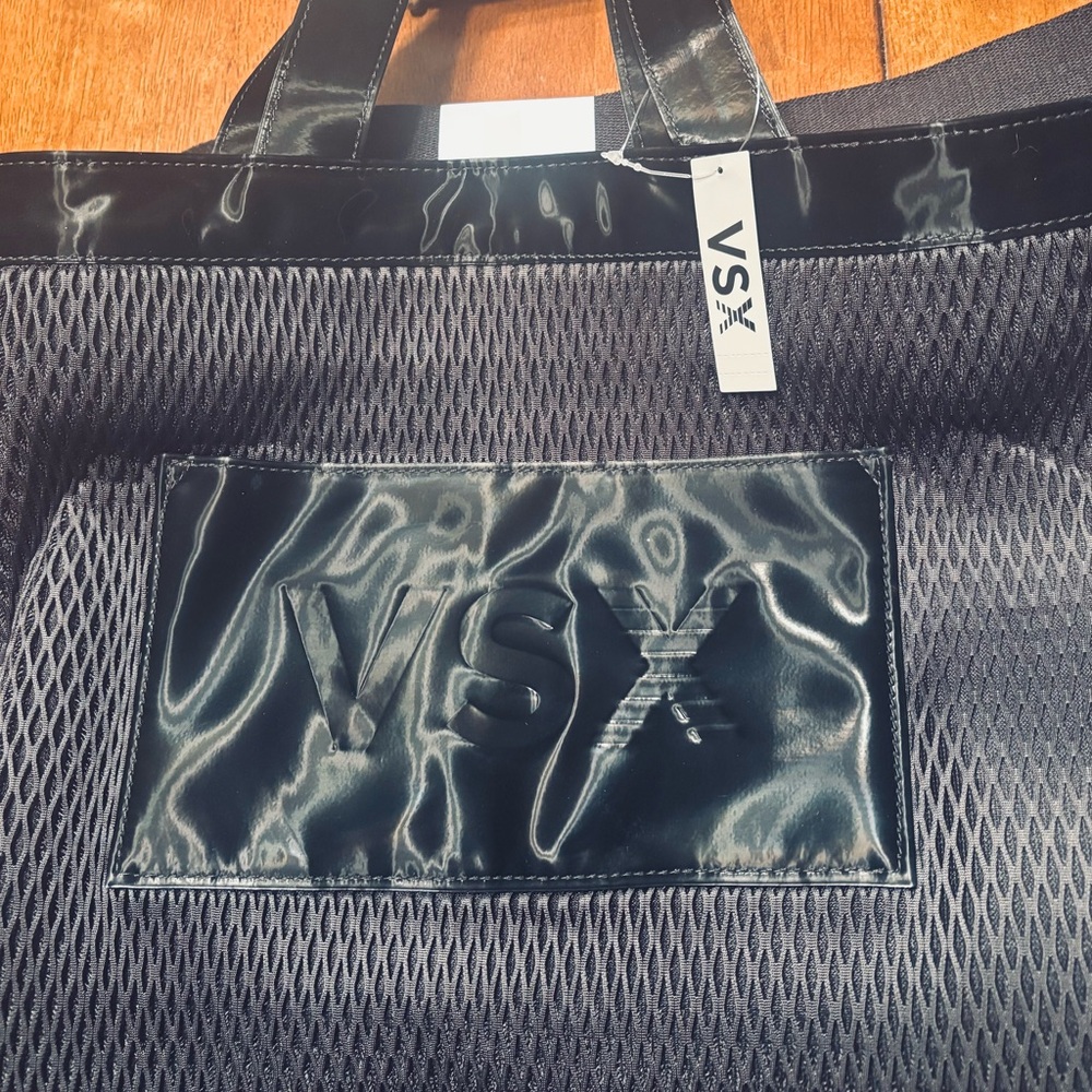 VSX Black Mesh Tote Bag